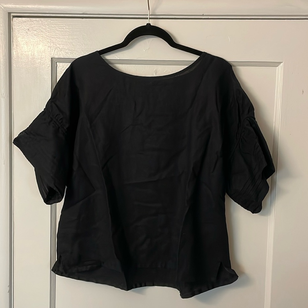 Cropped Gap linen shirt